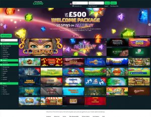 the online casino screenshot