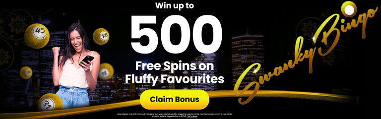 swanky bingo 500 free spins